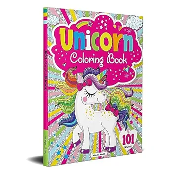 101 Unicorn Colouring Book: Fun Activity Colouring Book For Children