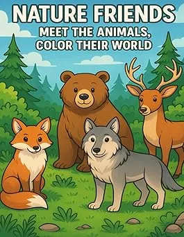 Nature Friends: Meet the Animals Color Their World