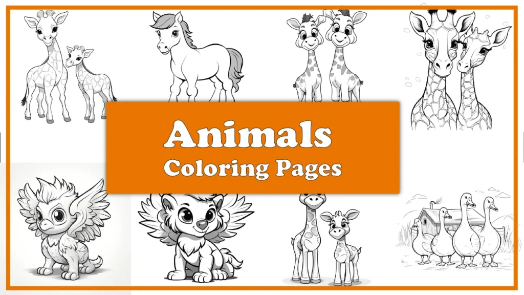 animals coloring pages