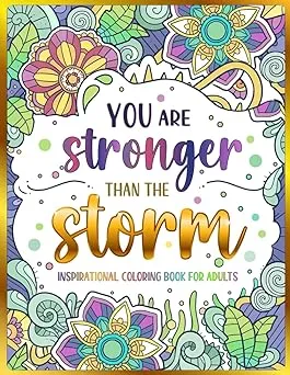 Inspirational Coloring Book for Adults: 50 Motivational Quotes & Patterns to Color - A Variety of Relaxing Positive Affirmations for Adults & Teens