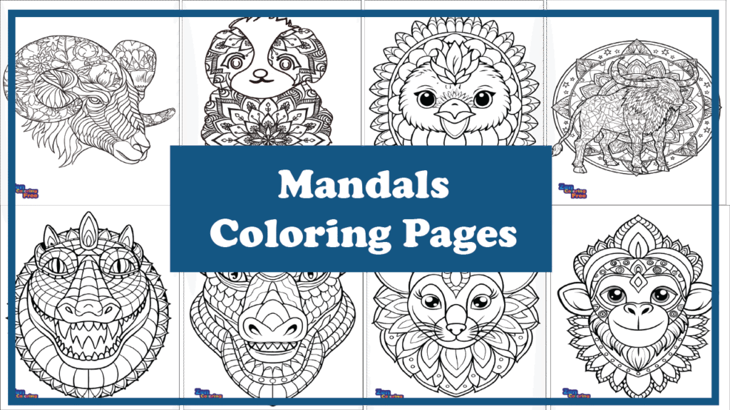 mandala coloring pages