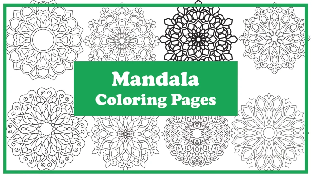 “Detailed floral mandala design – printable mandala coloring pages free download”