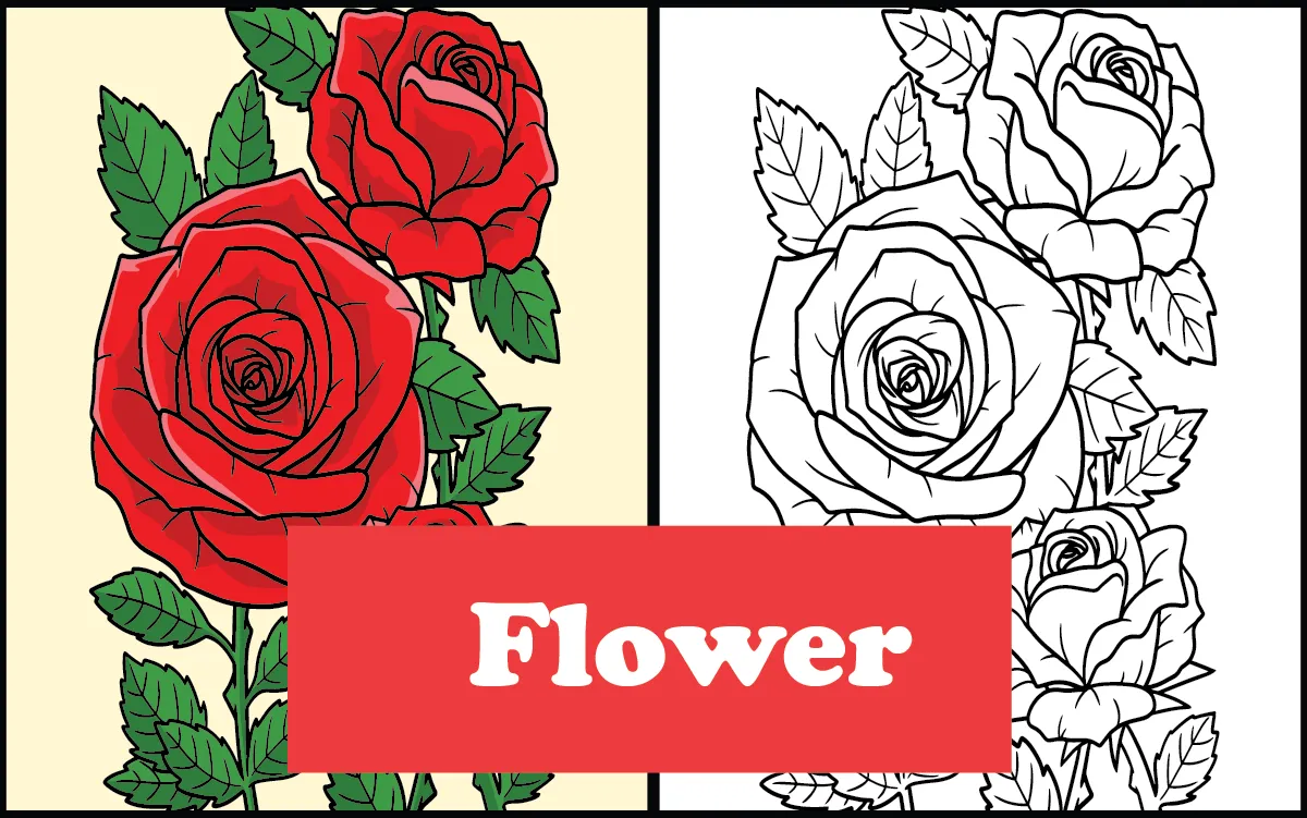 flower coloring pages