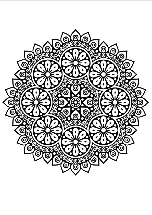 Mandala Coloring Page