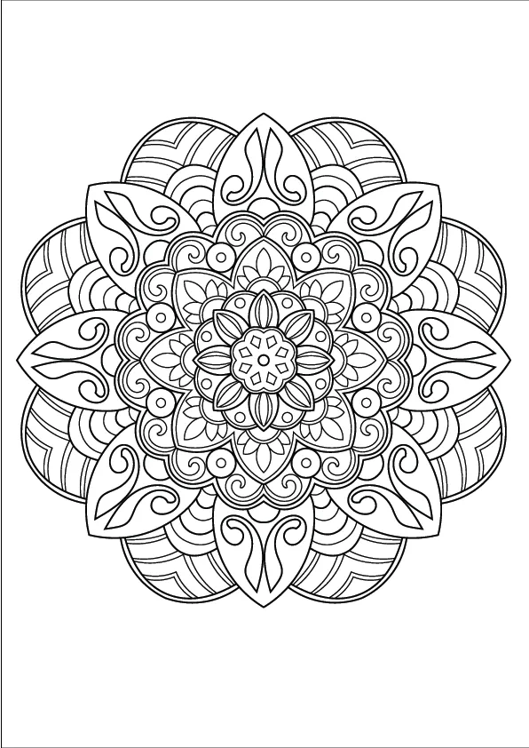 Mandala Coloring Page