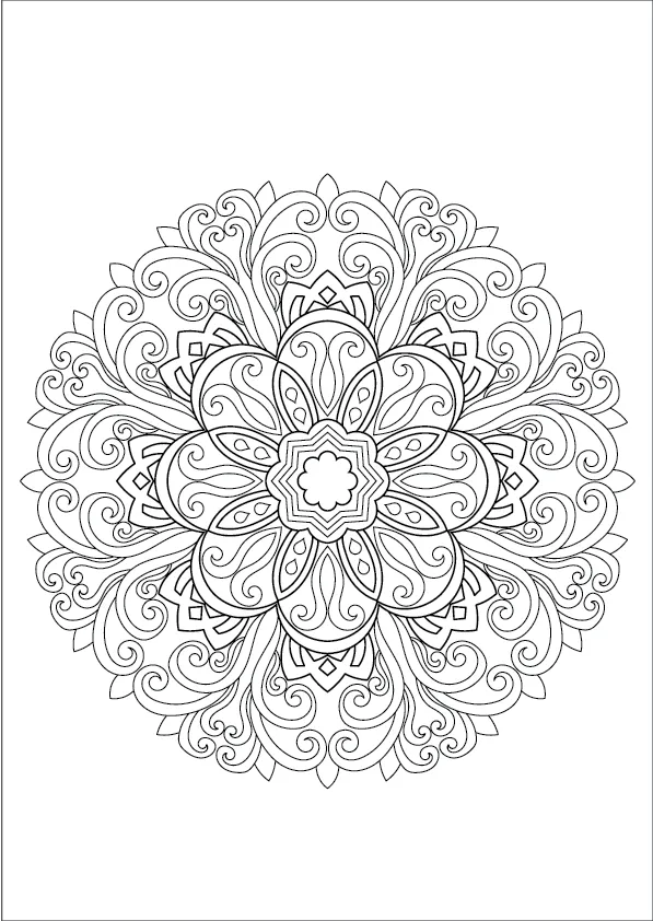 Mandala Coloring Page