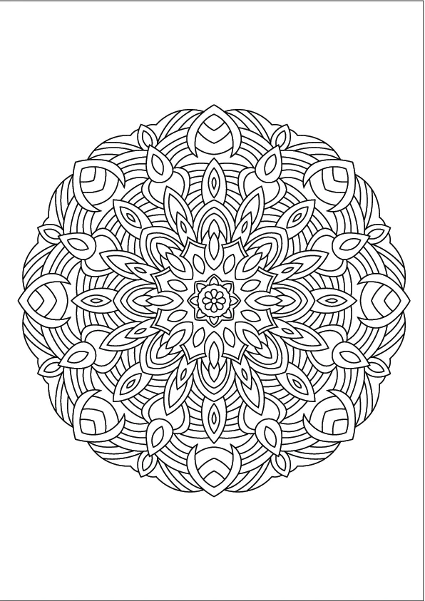 Mandala Coloring Page