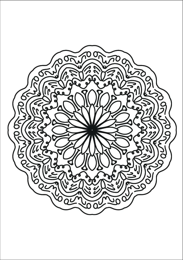 Mandala Coloring Page