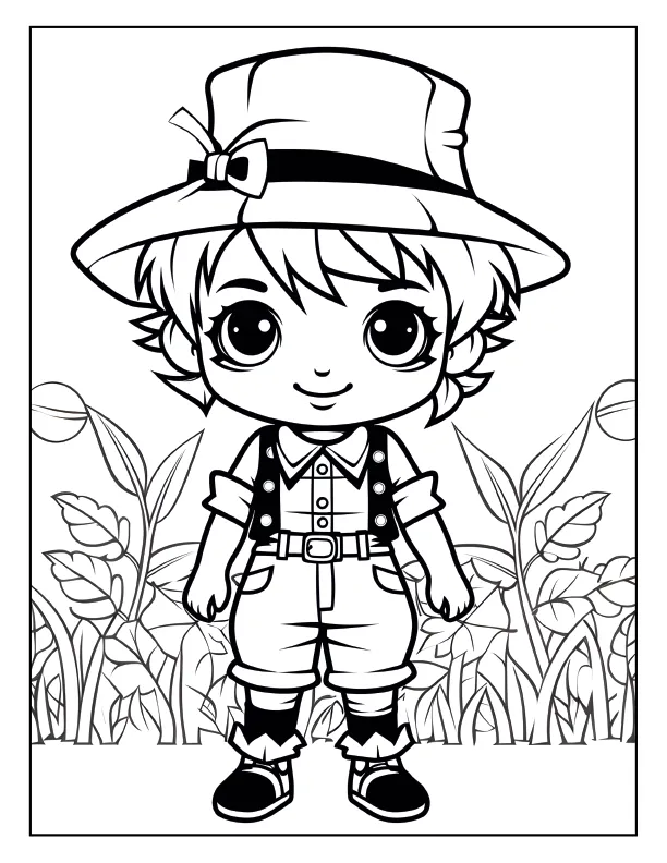 Kids Halloween coloring page bundle featuring pumpkins, ghosts, witches, and spiders in printable black-and-white line art