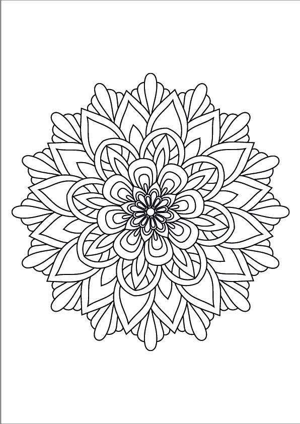 Mandala Coloring Page