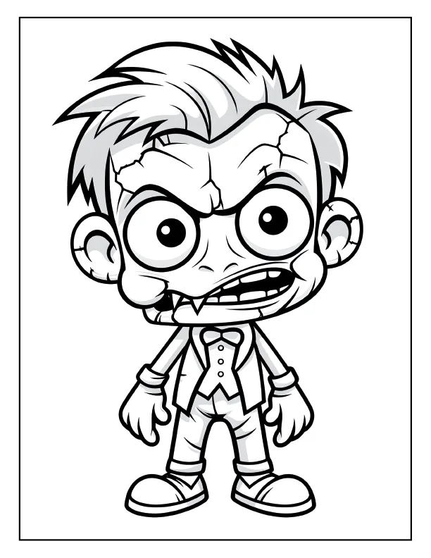 Kids Halloween coloring page bundle featuring pumpkins, ghosts, witches, and spiders in printable black-and-white line art