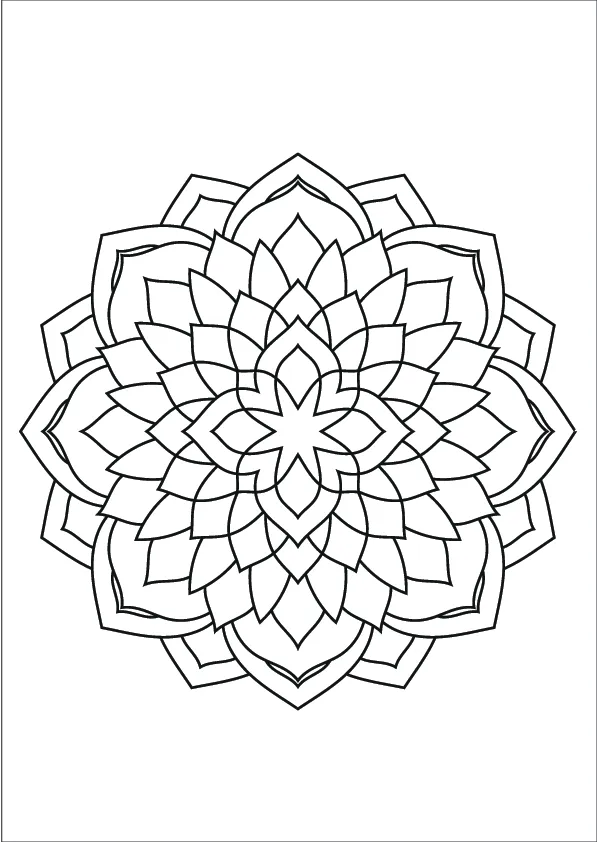 Mandala Coloring Page
