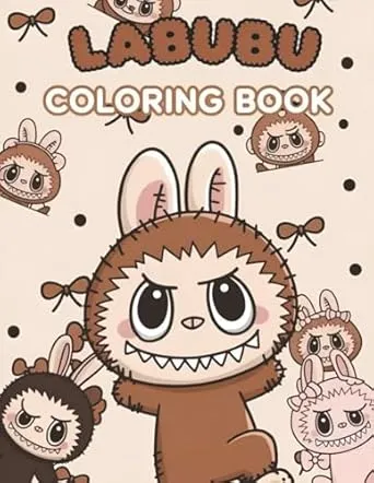 The Labubu Fuzzy Coloring Book