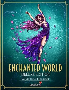 Enchanted World: An Adult Coloring Book with more than 70 Beautiful and Unique Coloring Pages from a Magical Kingdom