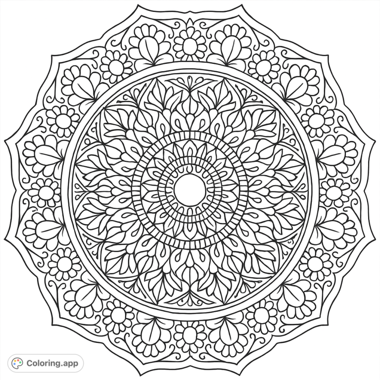 Mandala Coloring Page Bundle – History, Meaning, and Benefits