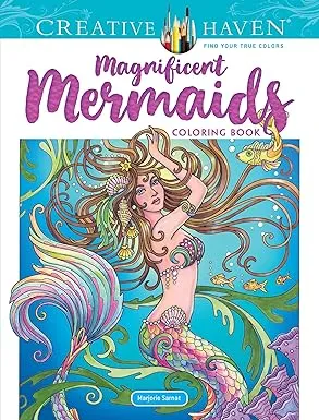 Creative Haven Magnificent Mermaids Coloring Book (Adult Coloring Books: Fantasy)