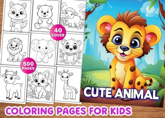 High-resolution Coloring Book page for your kdp interior, make your own unique interior for your book.