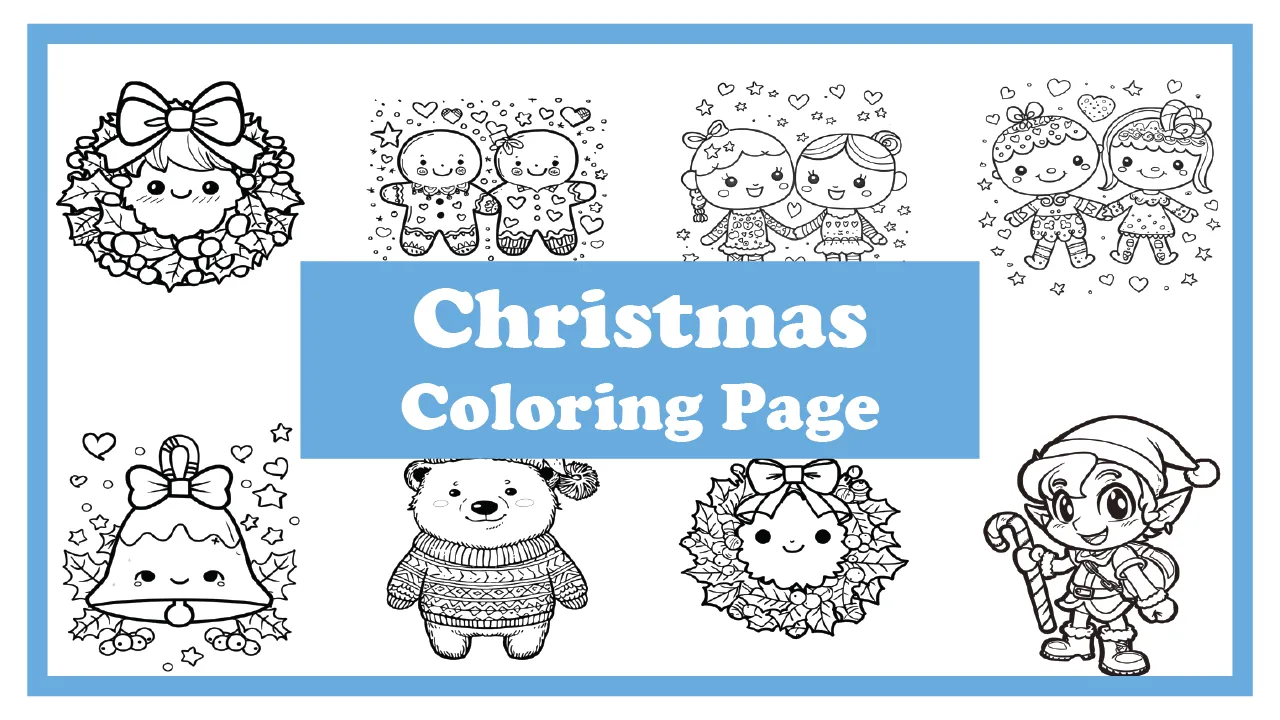 Adult Christmas Coloring Pages