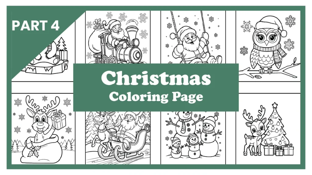 Christmas Coloring Page Free Download
