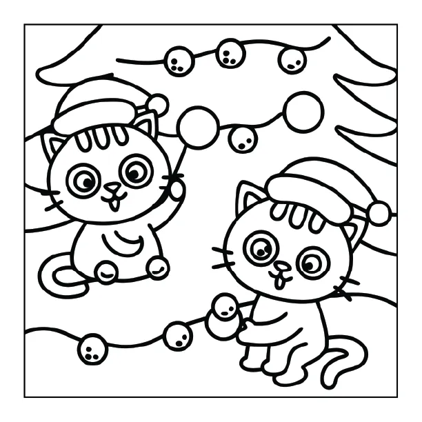 Christmas Coloring Page for Adults – Part 02 | 100+ Free Printable Designs (8.5×8.5)