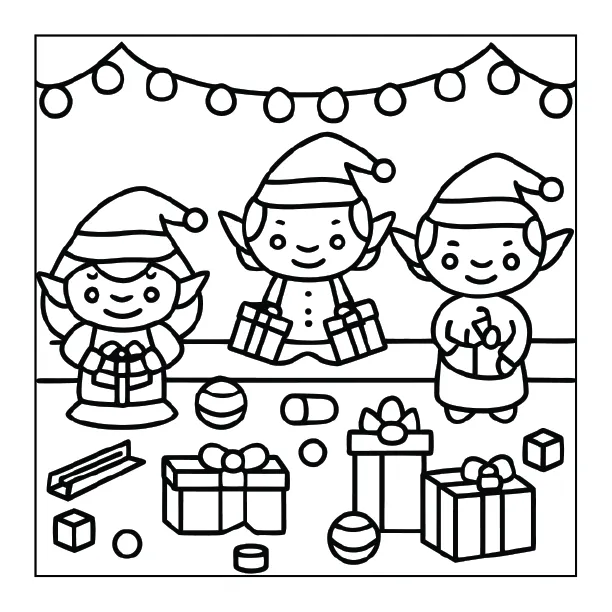 Christmas Coloring Page for Adults – Part 02 | 100+ Free Printable Designs (8.5×8.5)