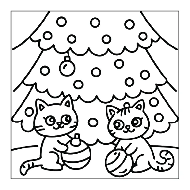 Christmas Coloring Page for Adults – Part 02 | 100+ Free Printable Designs (8.5×8.5)