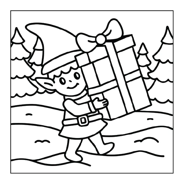 Christmas Coloring Page for Adults – Part 02 | 100+ Free Printable Designs (8.5×8.5)