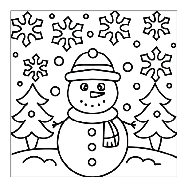Christmas Coloring Page for Adults – Part 02 | 100+ Free Printable Designs (8.5×8.5)