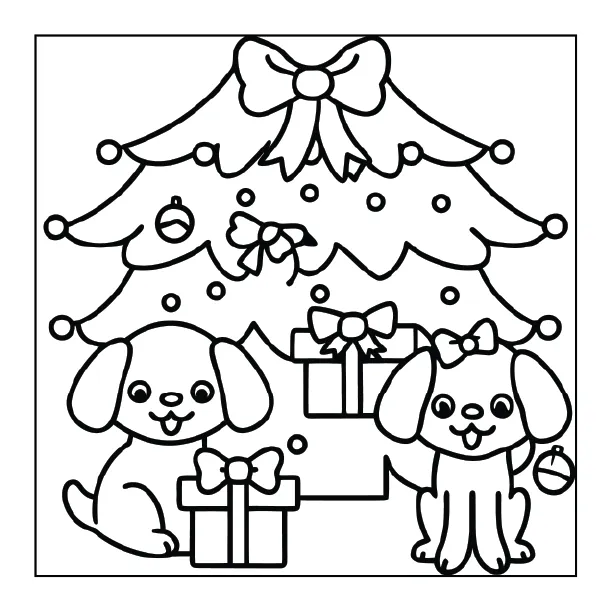Christmas Coloring Page for Adults – Part 02 | 100+ Free Printable Designs (8.5×8.5)