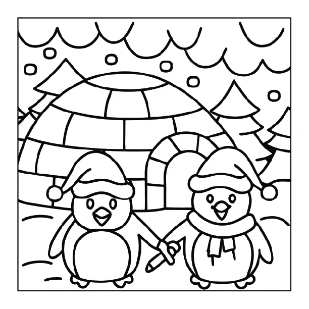 Christmas Coloring Page for Adults – Part 02 | 100+ Free Printable Designs (8.5×8.5)