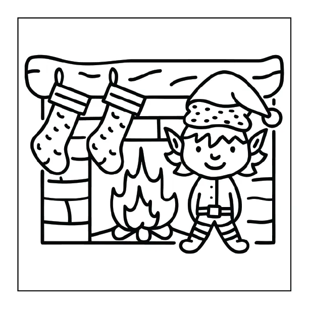 Christmas Coloring Page for Adults – Part 02 | 100+ Free Printable Designs (8.5×8.5)