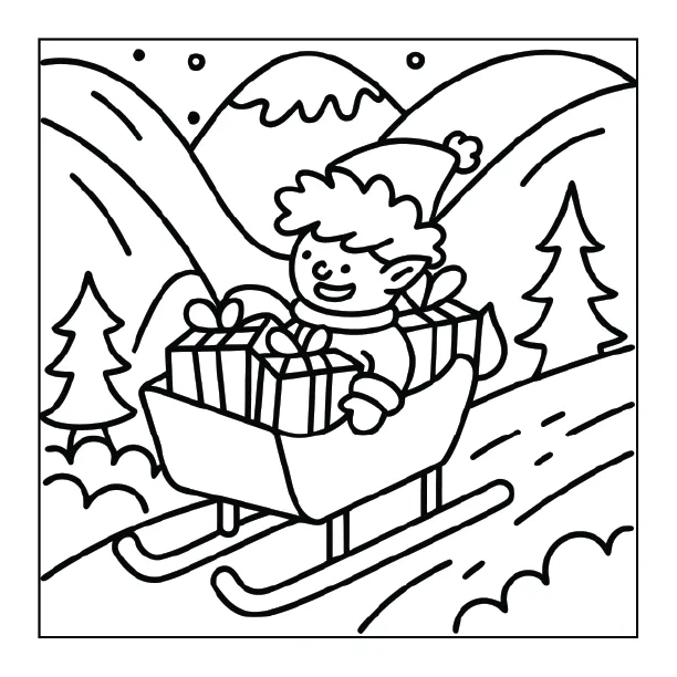 Christmas Coloring Page for Adults – Part 02 | 100+ Free Printable Designs (8.5×8.5)