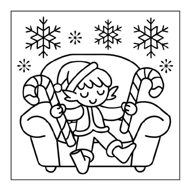 Christmas Coloring Page for Adults – Part 02 | 100+ Free Printable Designs (8.5×8.5)