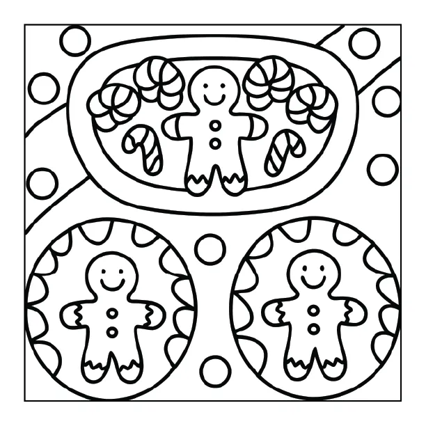 Christmas Coloring Page for Adults – Part 02 | 100+ Free Printable Designs (8.5×8.5)