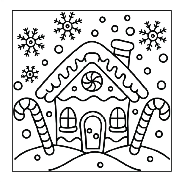 Christmas Coloring Page for Adults – Part 02 | 100+ Free Printable Designs (8.5×8.5)