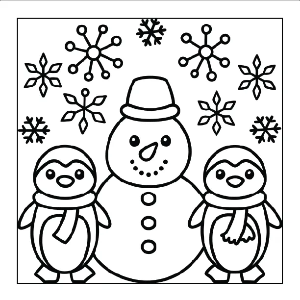 Christmas Coloring Page for Adults – Part 02 | 100+ Free Printable Designs (8.5×8.5)