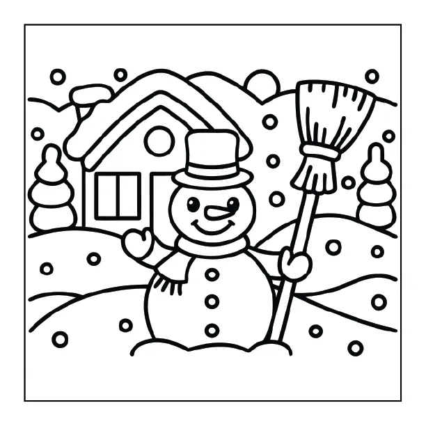 Christmas Coloring Page for Adults – Part 02 | 100+ Free Printable Designs (8.5×8.5)