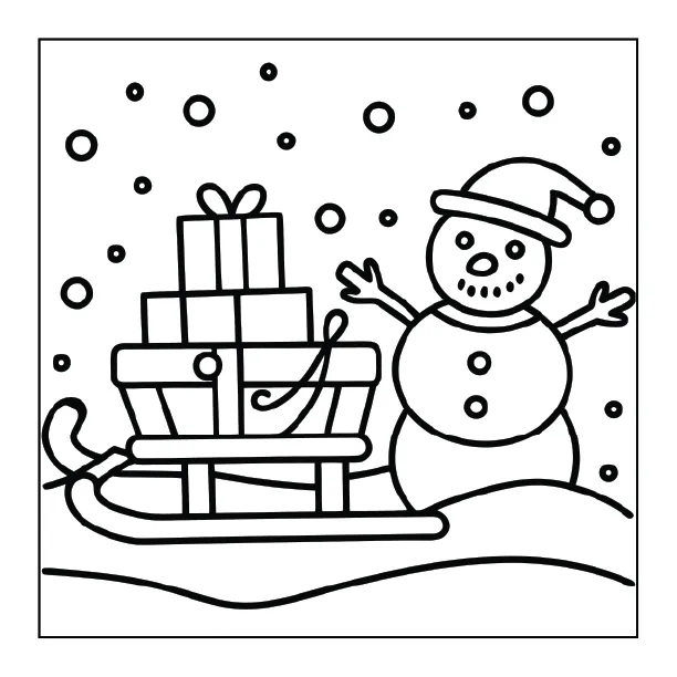 Christmas Coloring Page for Adults – Part 02 | 100+ Free Printable Designs (8.5×8.5)