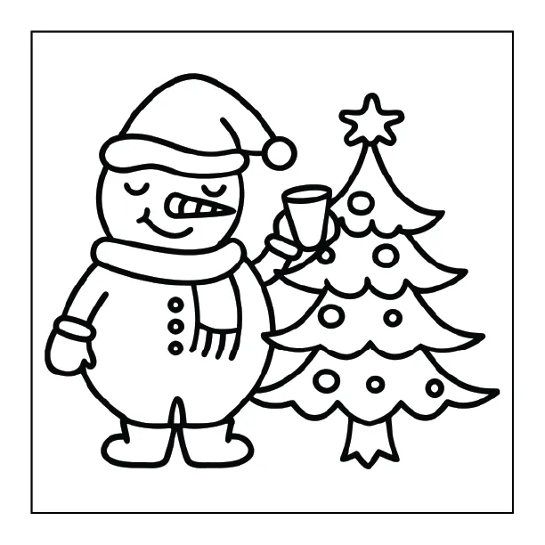 Christmas Coloring Page for Adults – Part 02 | 100+ Free Printable Designs (8.5×8.5)