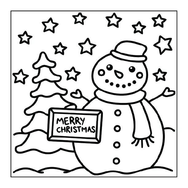 Christmas Coloring Page for Adults – Part 02 | 100+ Free Printable Designs (8.5×8.5)