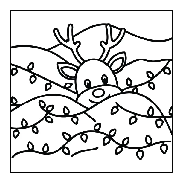 Christmas Coloring Page for Adults – Part 02 | 100+ Free Printable Designs (8.5×8.5)