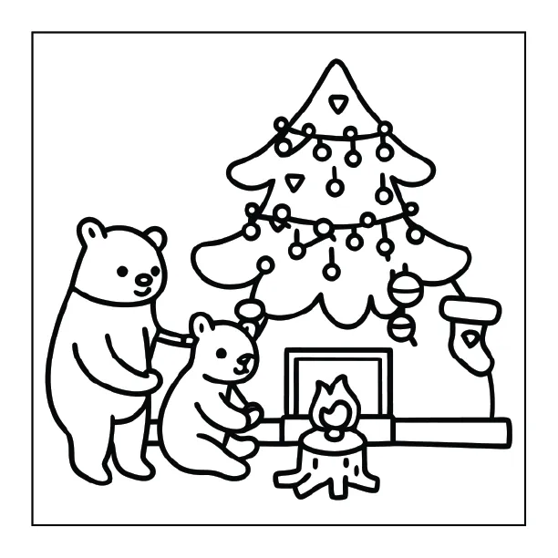 Christmas Coloring Page for Adults – Part 02 | 100+ Free Printable Designs (8.5×8.5)