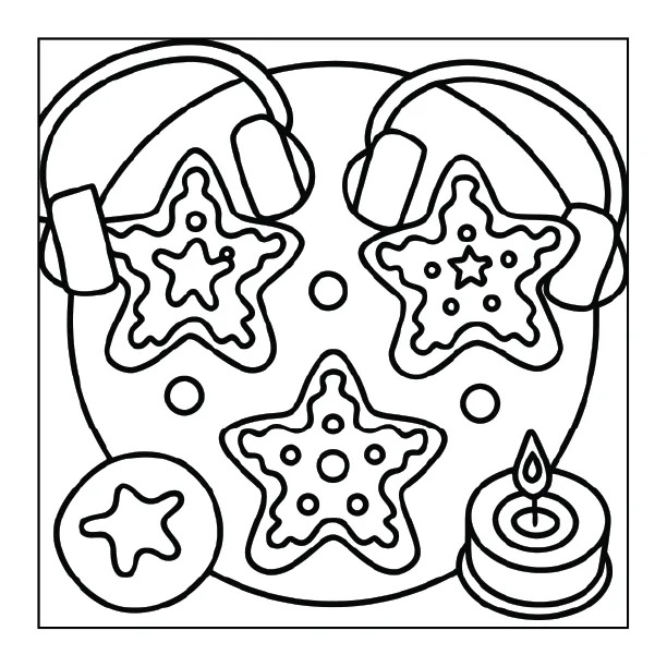 Christmas Coloring Page for Adults – Part 02 | 100+ Free Printable Designs (8.5×8.5)