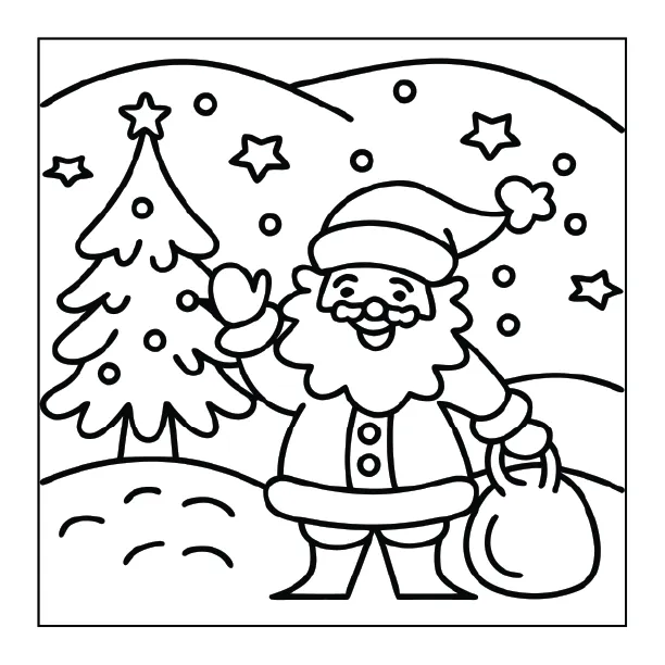 Christmas Coloring Page for Adults – Part 02 | 100+ Free Printable Designs (8.5×8.5)