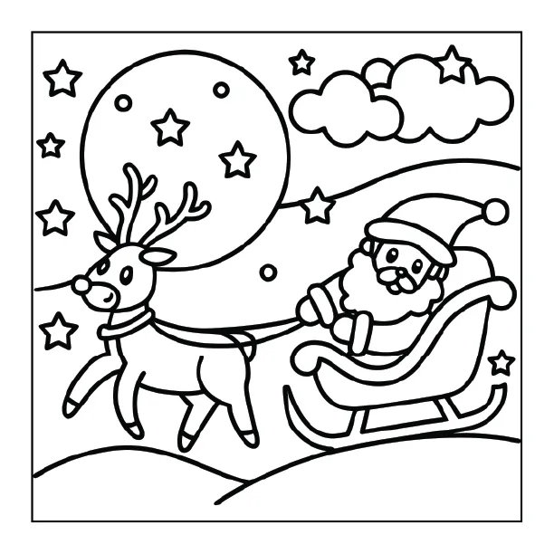 Christmas Coloring Page for Adults – Part 02 | 100+ Free Printable Designs (8.5×8.5)