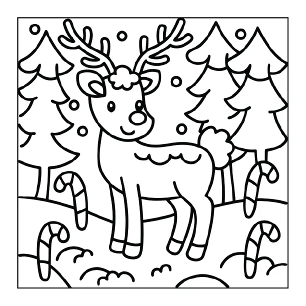 Christmas Coloring Page for Adults – Part 02 | 100+ Free Printable Designs (8.5×8.5)