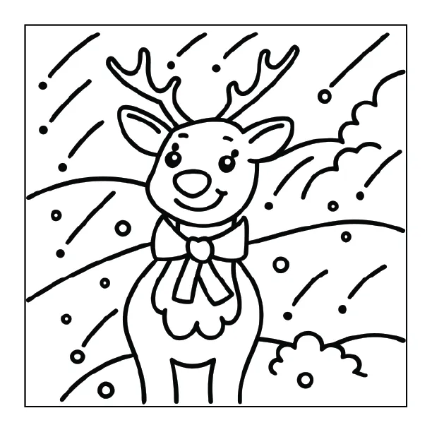 Christmas Coloring Page for Adults – Part 02 | 100+ Free Printable Designs (8.5×8.5)