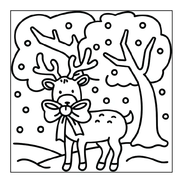 Christmas Coloring Page for Adults – Part 02 | 100+ Free Printable Designs (8.5×8.5)