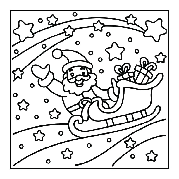 Christmas Coloring Page for Adults – Part 02 | 100+ Free Printable Designs (8.5×8.5)