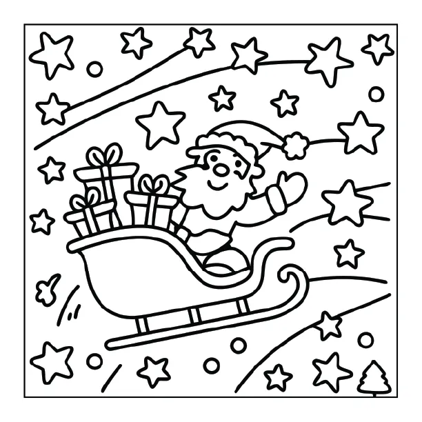 Christmas Coloring Page for Adults – Part 02 | 100+ Free Printable Designs (8.5×8.5)